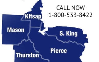 Mason, Kitsap, and Pierce Counties